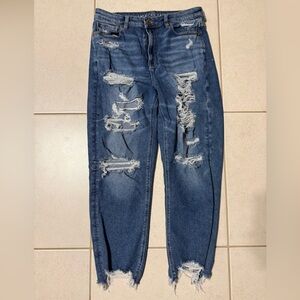 American Eagle distressed boyfriend jeans